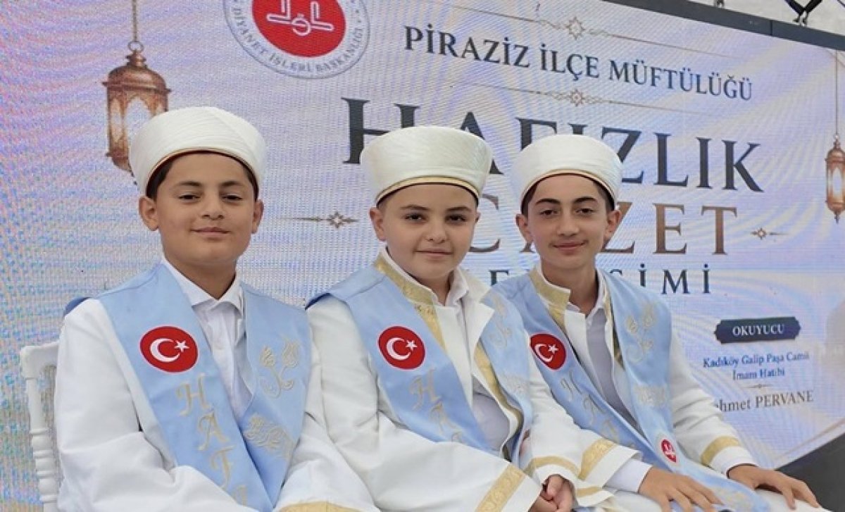 Giresun Piraziz’de ilk kez hafızlık icazet merasimi düzenlendi