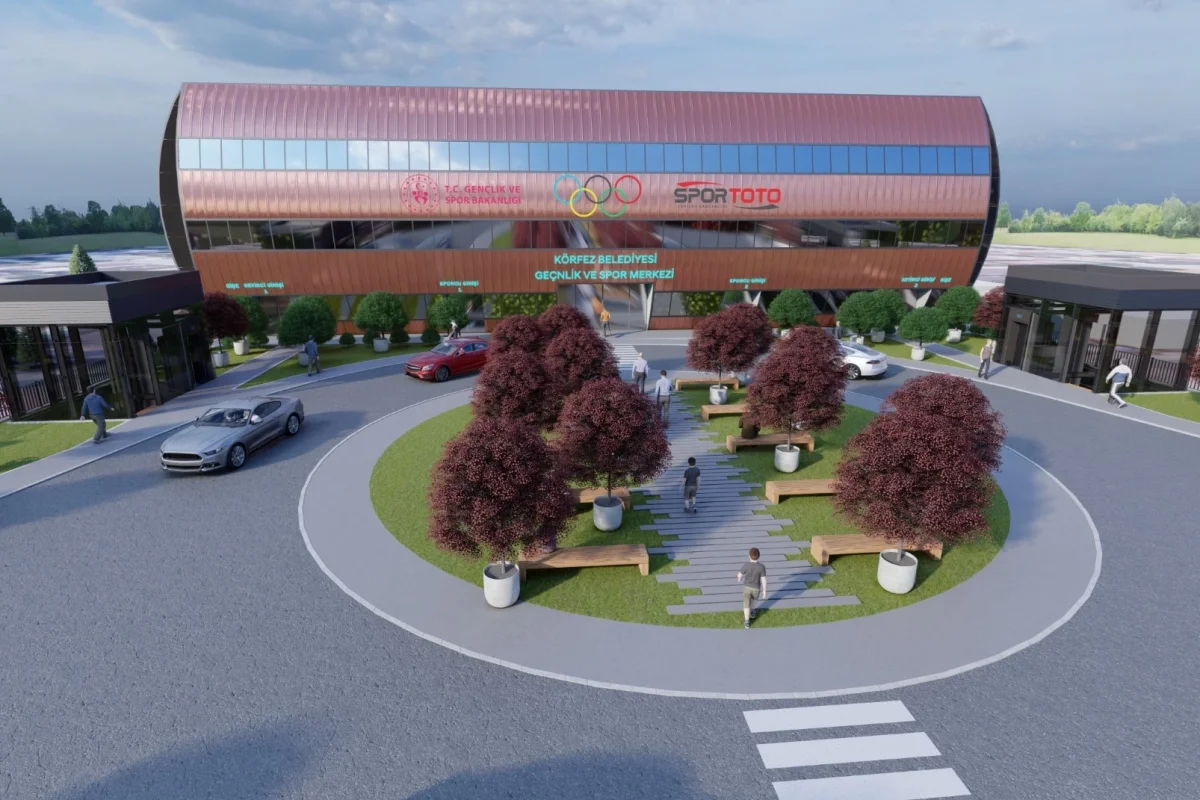 Körfez Kapalı Spor Kompleksi’nde çalışmalar yüzde 21’e ulaştı